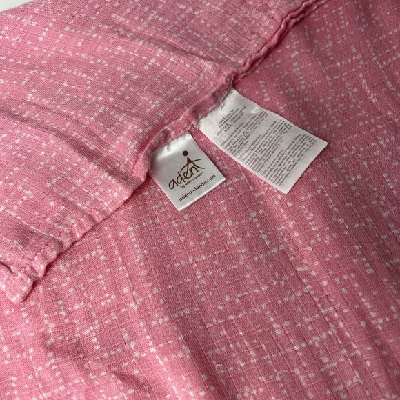 Aden & Anais Baby Swaddle Blanket Infant Newborn Pink White Bamboo Viscose - Picture 4 of 8